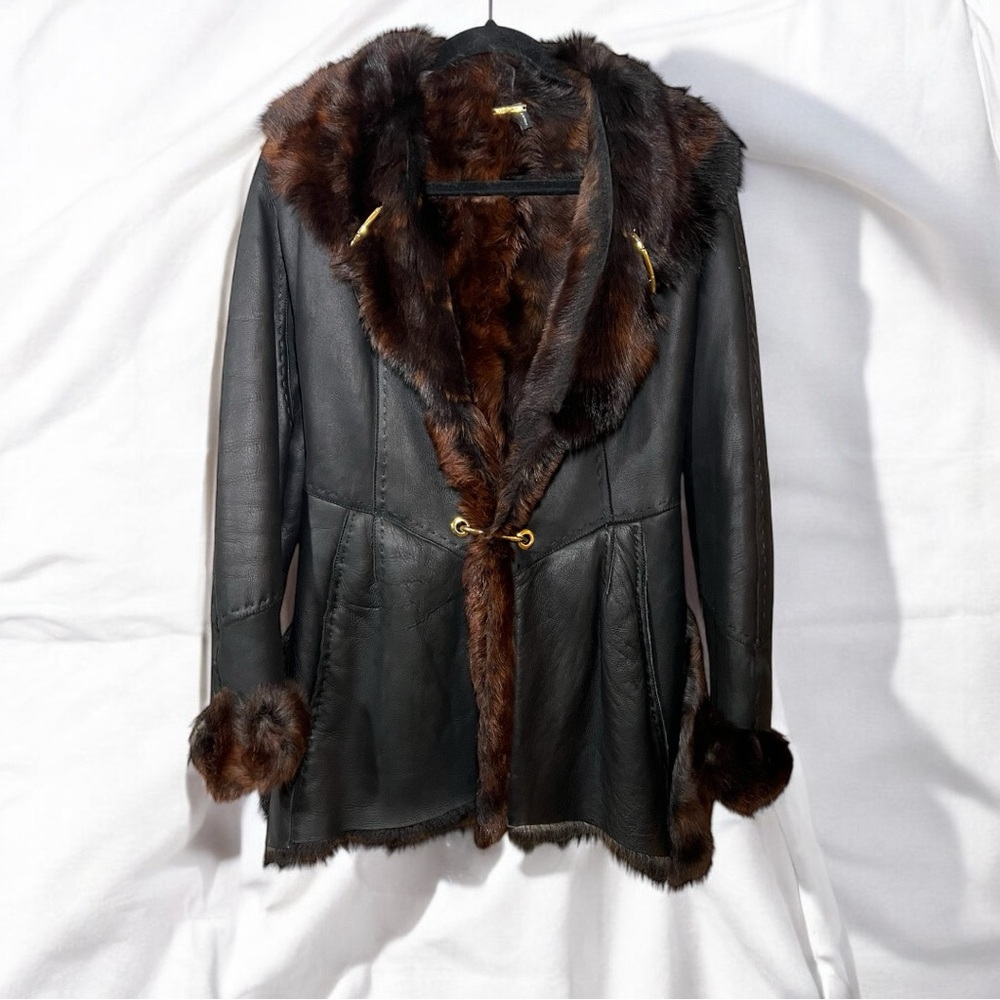 Roberto Cavalli Shearling Fur Jacket